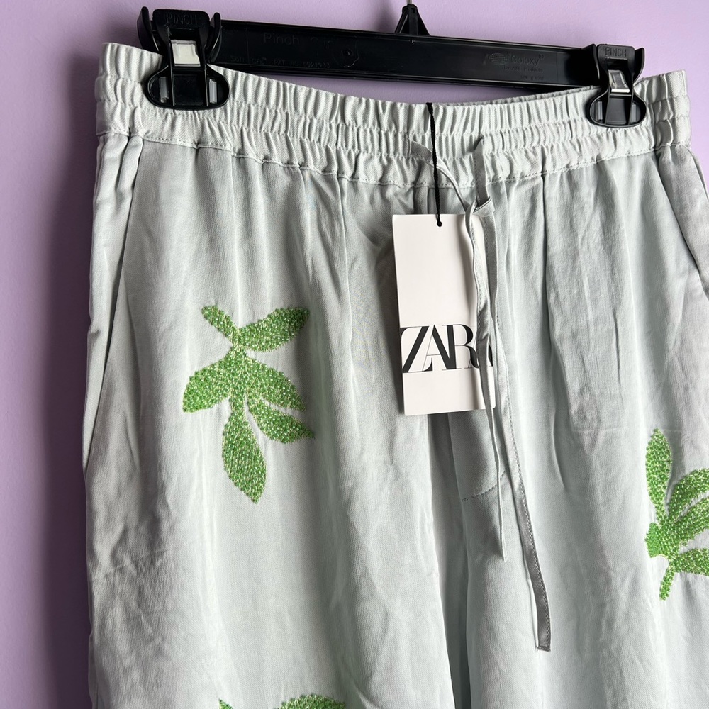 Zara Beaded Leaf Pants - Picture 14 of 15